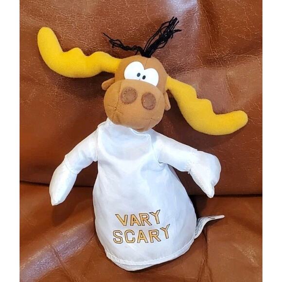 8 In Rocky And Bullwinkle And Friends 2000 Ghost Vary Scary Halloween Decor Flaw - Picture 1 of 12